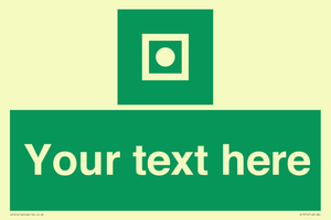 Custom sign safe condition Shipboard general alarm